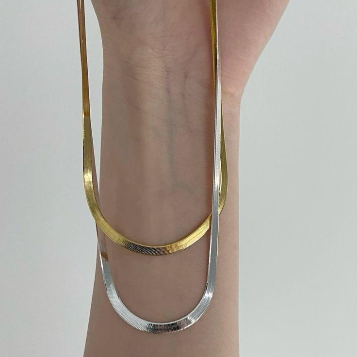 MOKMOK JEWELRY Snake Chain - Gold or silver plated Stainless steel