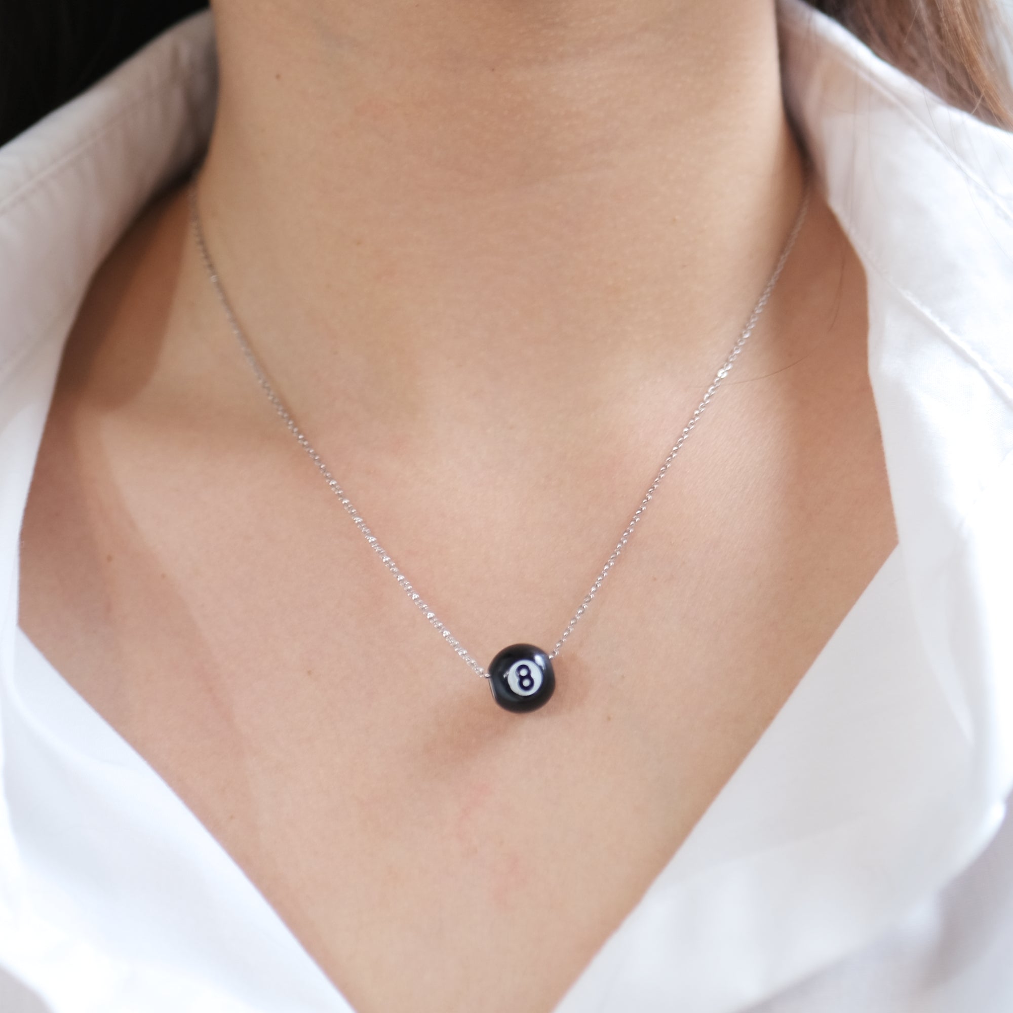 Lucky 8 Ball Necklace
