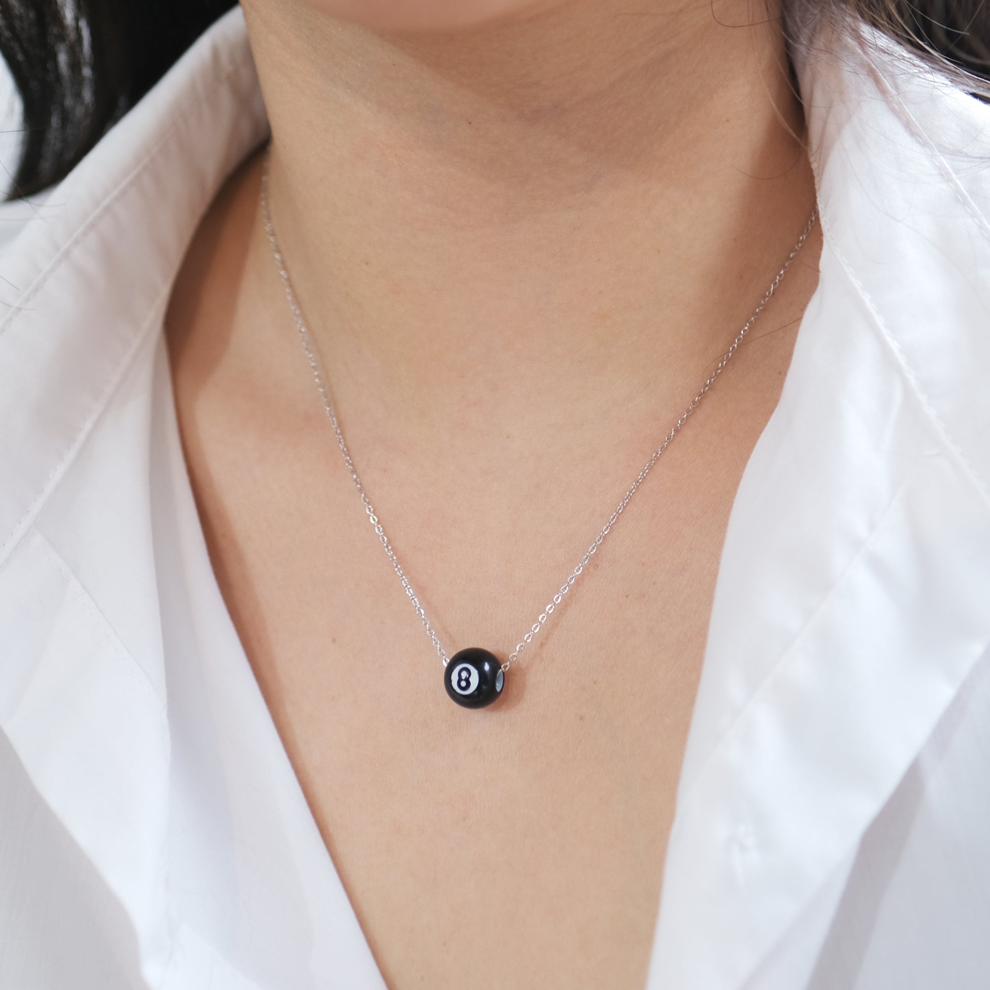Lucky 8 Ball Necklace