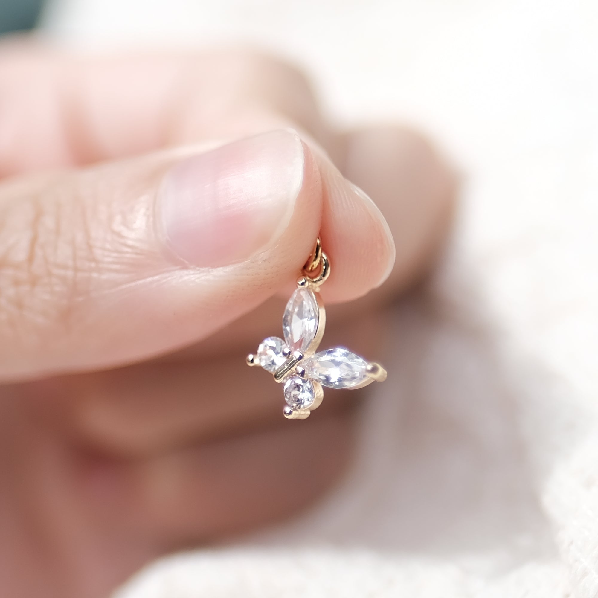 4-charm Amethyst Rainbow Fluoride Healing Crystal Bracelet