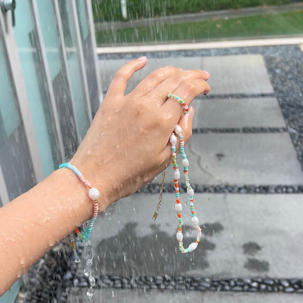 ボヘミアンビーチーサマーパールトリオセット