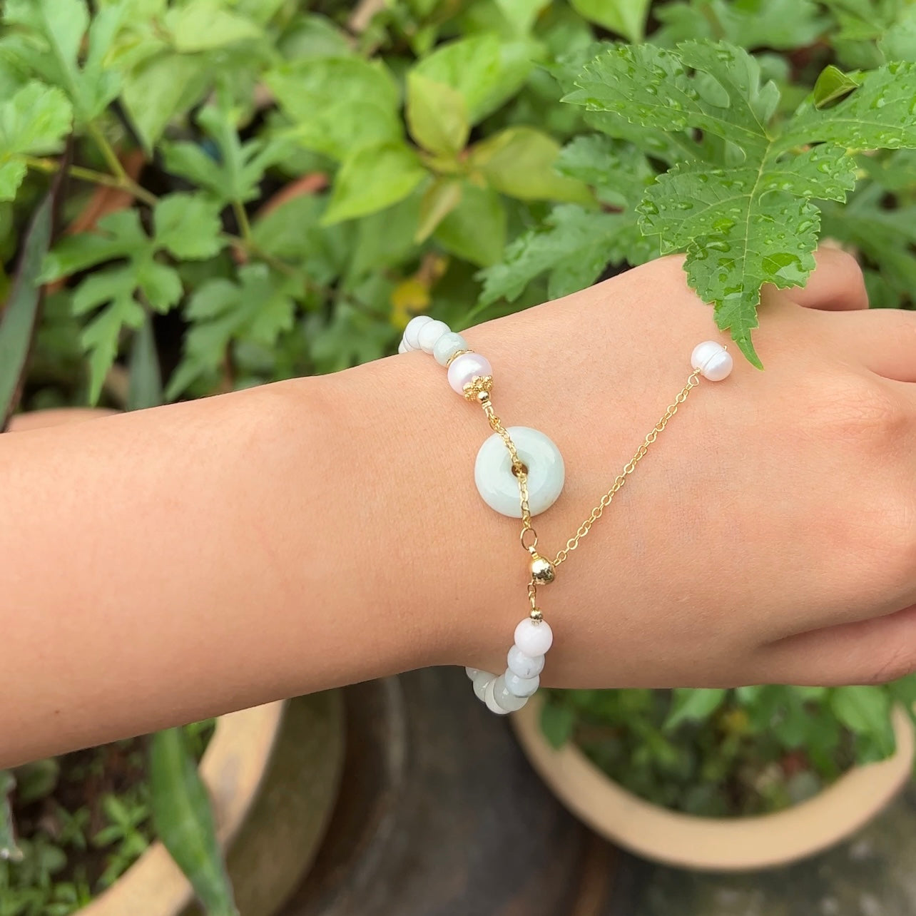 Jade Crystal Bracelet