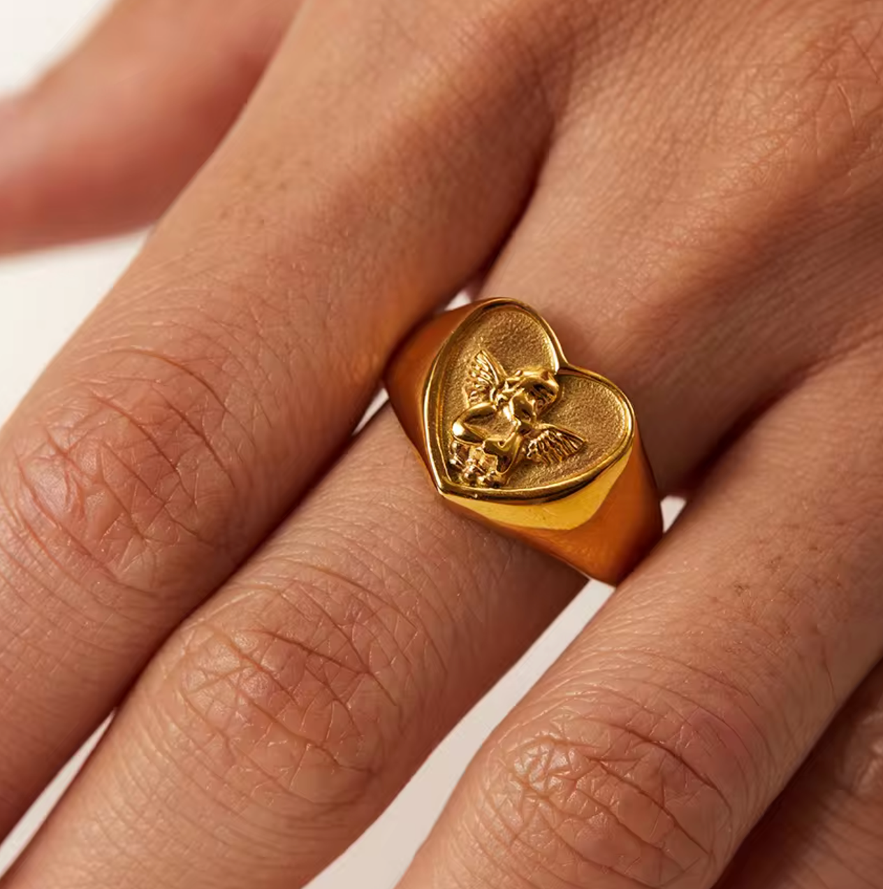 Angel Necklace + Free Ring