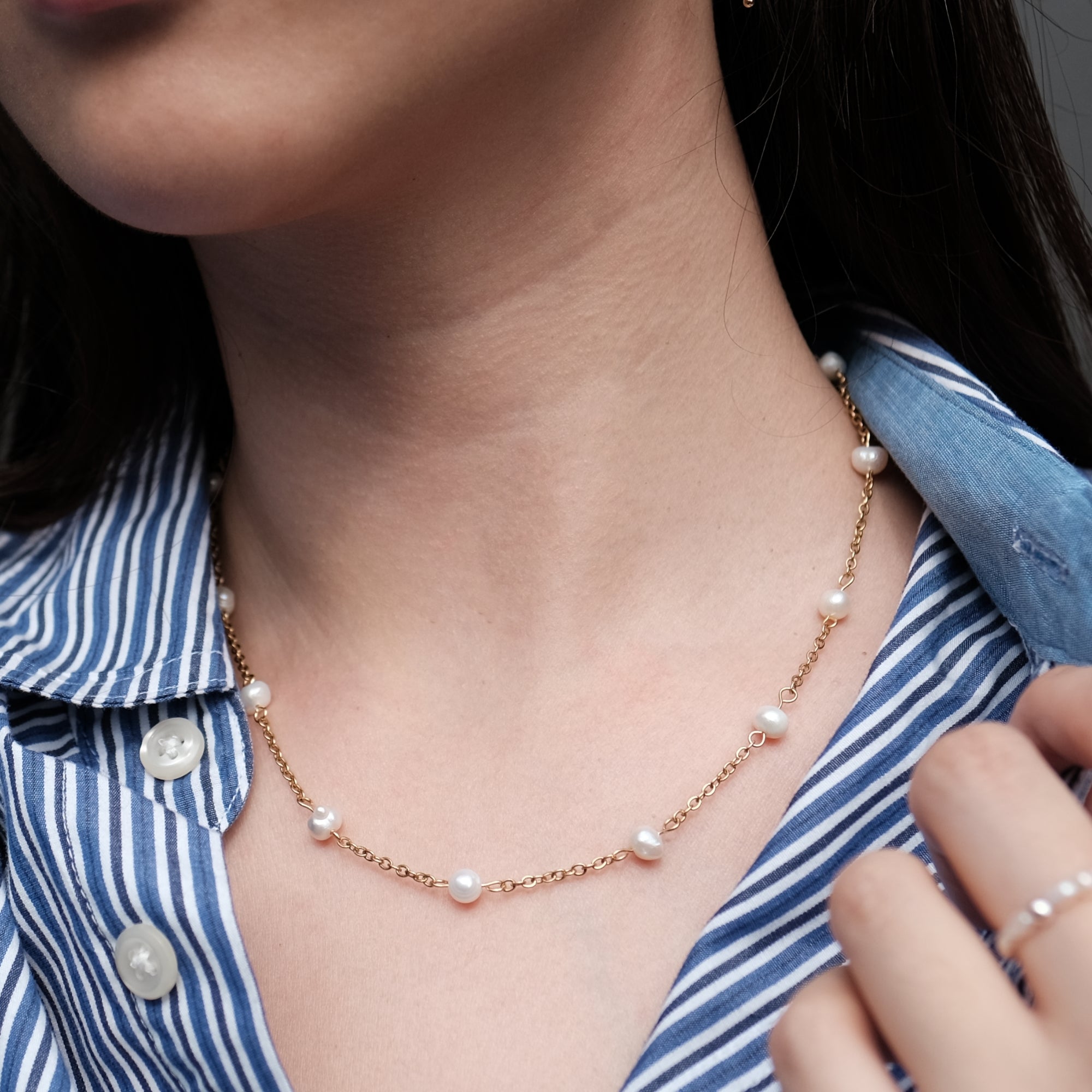 Olivia Pearl Necklace