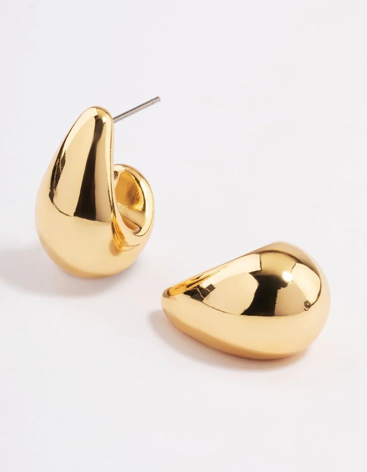 MOKMOK JEWELRY Bieber Teardrop Earrings - gold and silver available