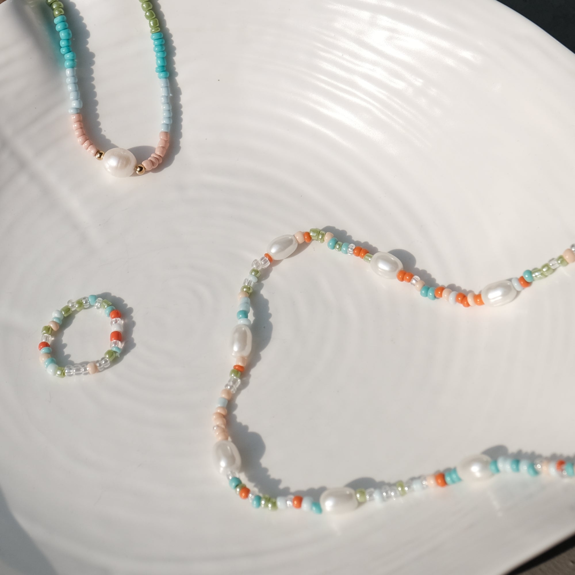 ボヘミアンビーチーサマーパールトリオセット