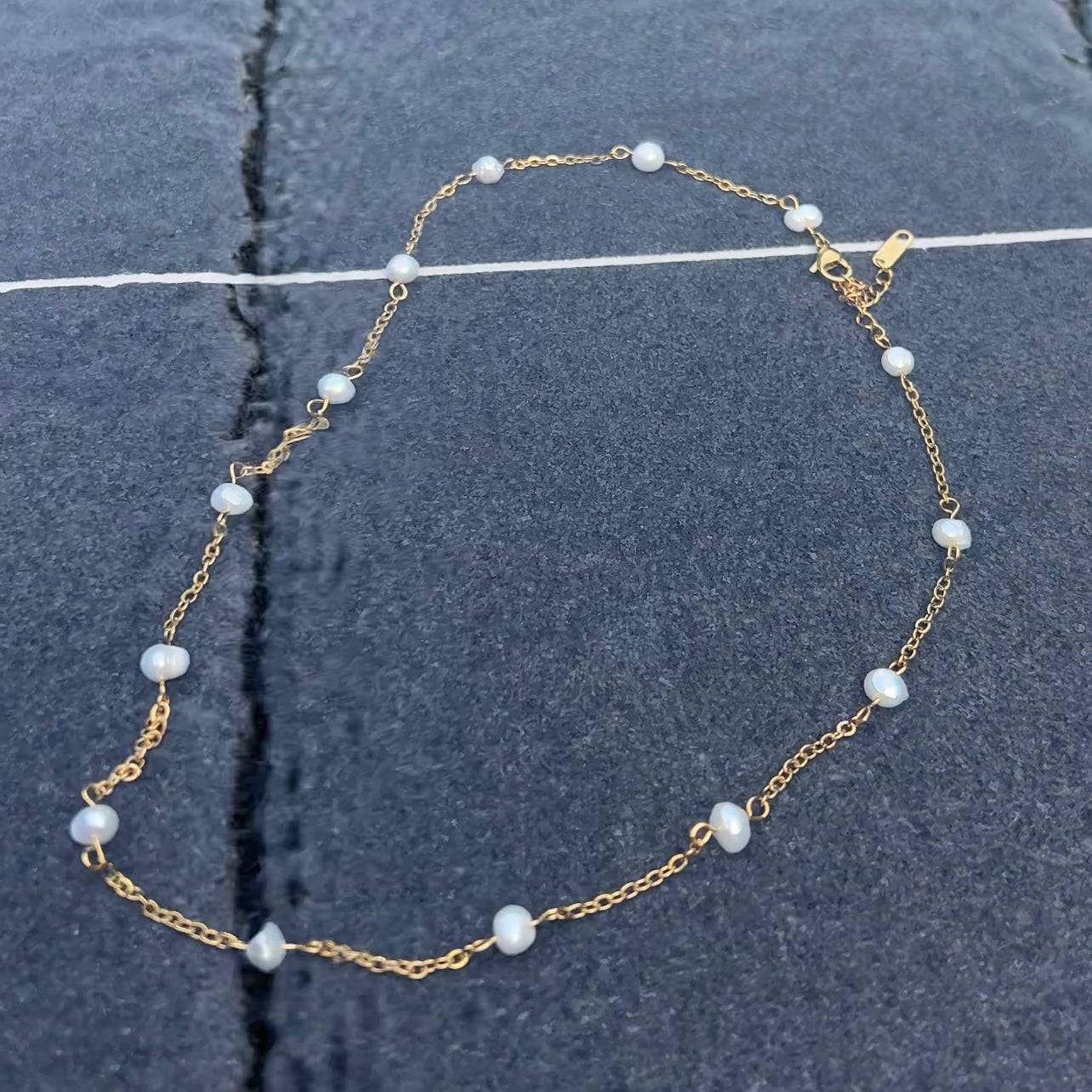 Spaced Keshi Pearl Necklace – POPPY FINCH U.S.