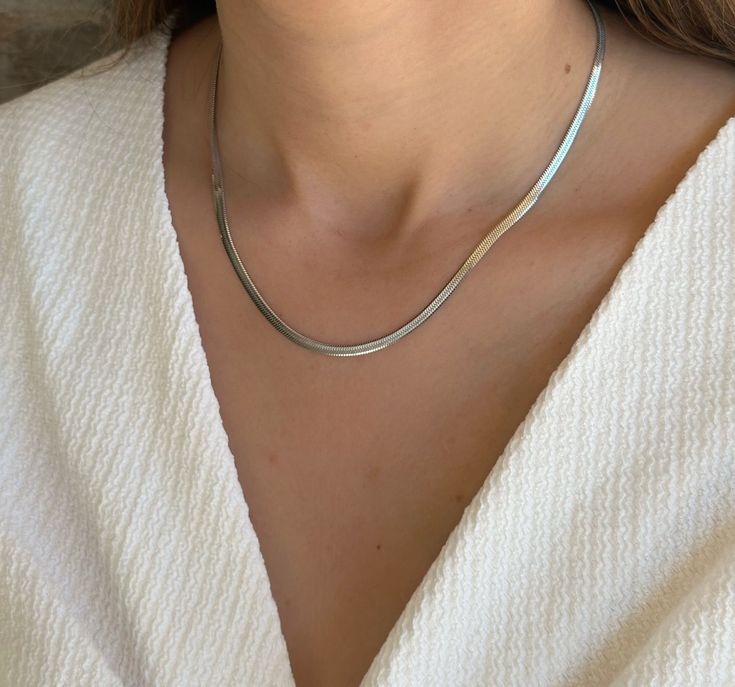 MOKMOK JEWELRY Snake Chain - Gold or silver plated Stainless steel