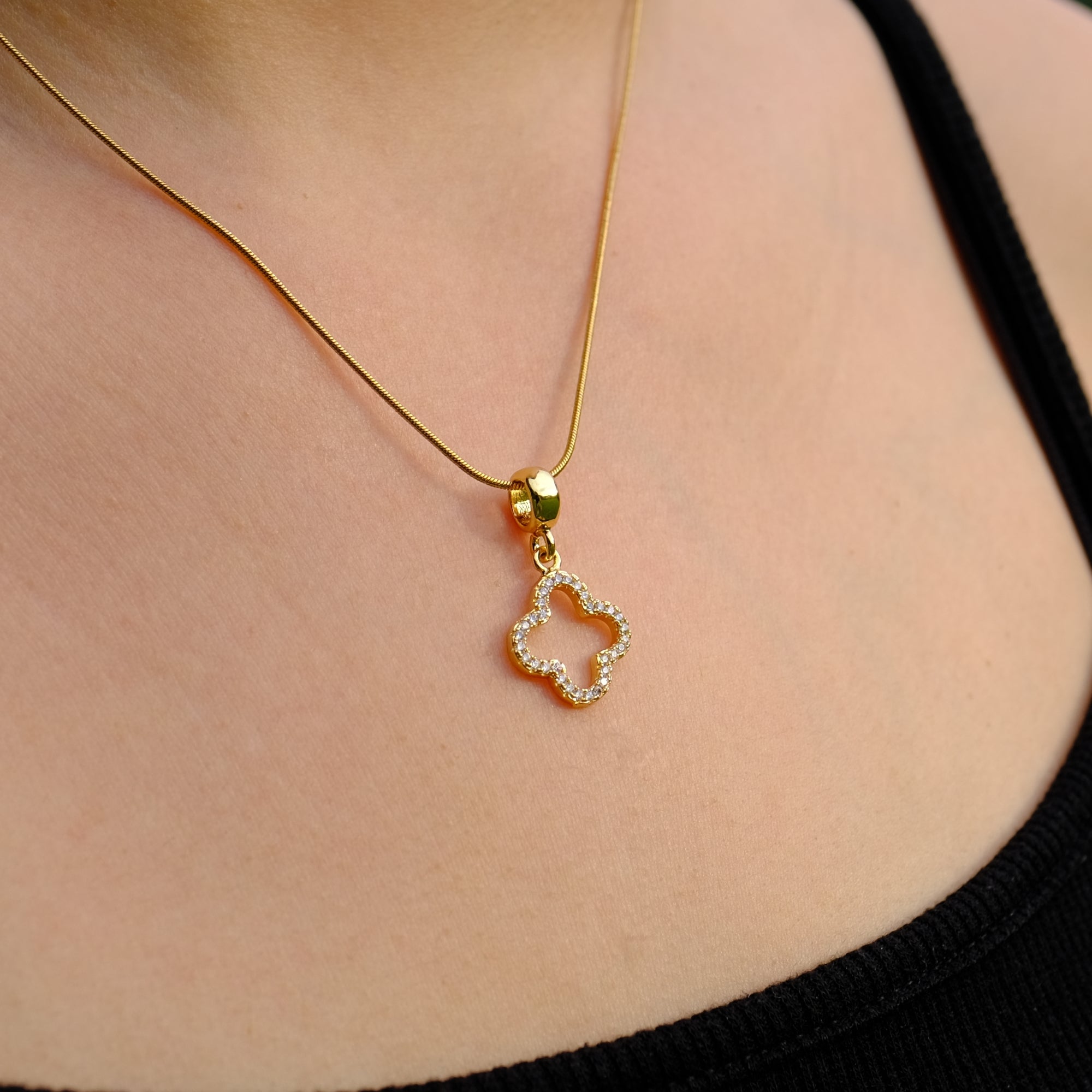 Clover Necklace - Gold and silver available